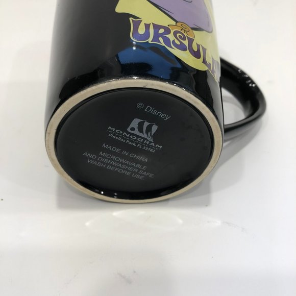 Disney Ursula Coffee Mug Little Mermaid Villain Black Mug - Picture 5 of 16